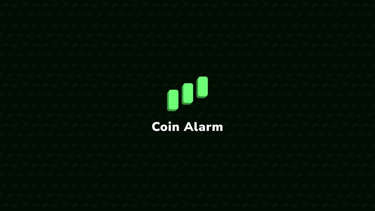 Coin Alarm tweet media
