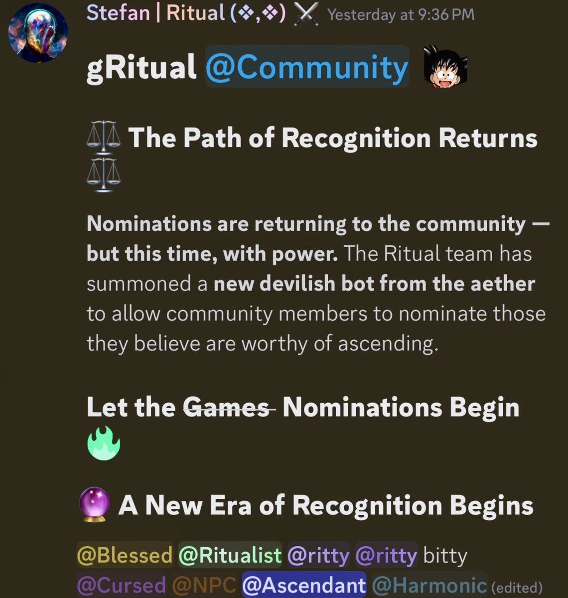Ritual just changed how recognition works in the community.

Not popularity.
Not noise.
A structured path to recognition.

Why this matters

Most Web3 communities reward the loudest voices.

Ritual is trying to reward consistent contributors instead.

Here’s what’s really