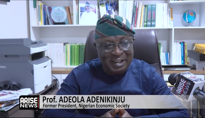 ARISEtv's tweet photo. Former President, Nigerian Economic Society, Prof. Ademola Adenikinju, says Nigerians still struggle with rising prices despite official data. https://t.co/Kg9aoruagU https://t.co/6Pw0DEcp2R