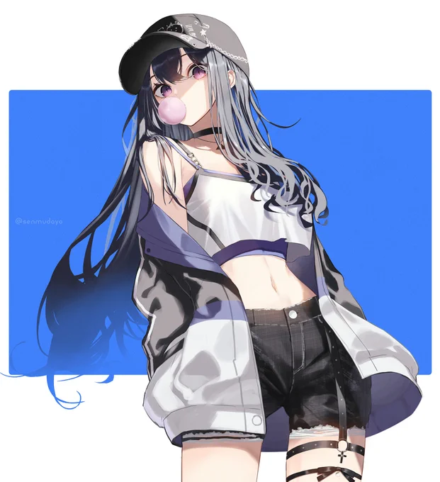 キャップにはさすがにやられたわね #一ノ瀬の絵