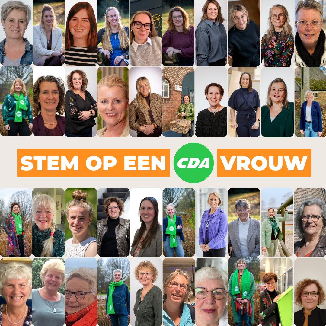 CDA_Drenthe's tweet image. Vandaag is het Internationale Vrouwendag. In heel Drenthe staan tientallen betrokken CDA-vrouwen kandidaat voor sterke en leefbare dorpen en steden. Samen bouwen we aan gemeenschappen waar iedereen mee kan doen!
Stem 18 maart in uw gemeente CDA!
#stemopeenvrouw #stemCDA