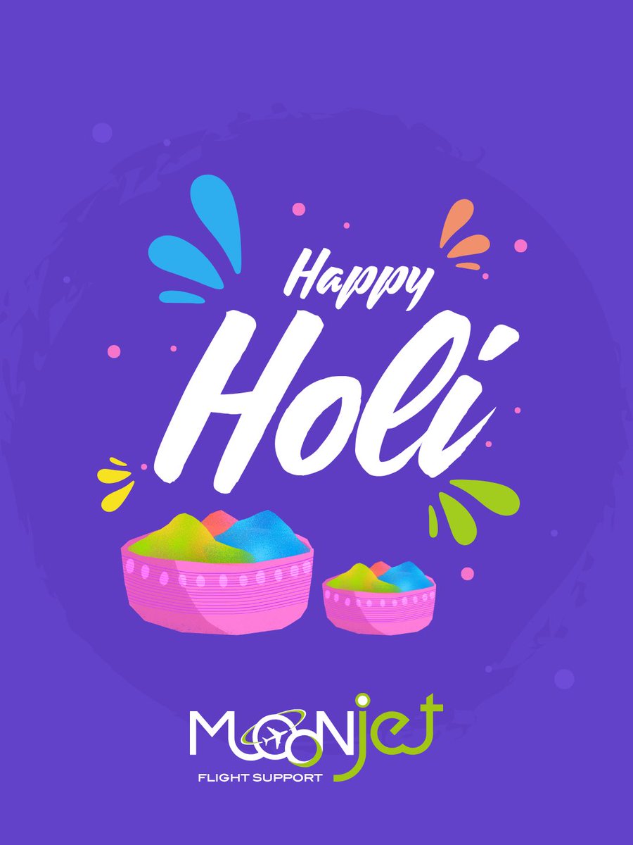 moonjet_aero's tweet image. MoonJet team wishes you a Happy Holi. May this day be as colorful and joyful as you!

#MoonJet #Holi #holicolorfestival