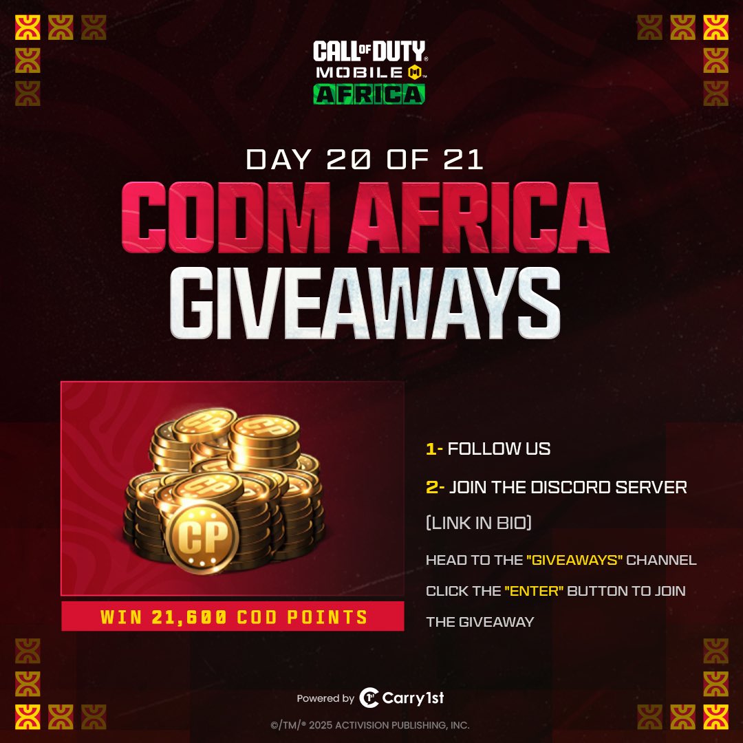 Call of Duty: Mobile Africa tweet media