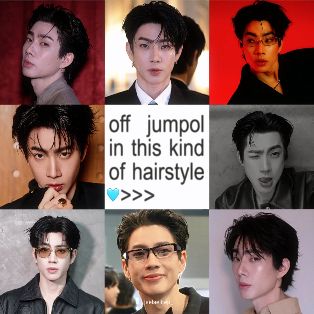 off jumpol and my fave hairstyles of his ♡ >>>