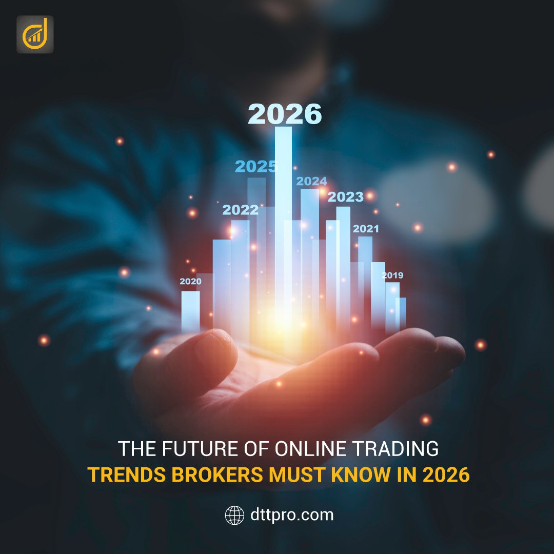 dttpro_en's tweet photo. Online trading is evolving fast. Today’s traders expect seamless access, professional-grade tools, fast execution, and personalized experiences—and brokers are seeking comprehensive solutions that combine performance, efficiency, and affordability. Key trends shaping 2026:

•Integrated CRM & Backoffice – Streamline client management, reporting, and operations in one platform.
•Advanced Liquidity Solutions – Deep liquidity pools ensure competitive pricing and smooth execution.
•IB & Client Portals – Intuitive dashboards for introducing brokers and clients to track performance, portfolio, and commissions.
•World-Class Charts & Analytics – Professional-grade charting and tools for traders of all levels.
•AI-Powered Trading Tools – Smart algorithms and predictive analytics help traders make faster, smarter decisions.
•Mobile-First & Social Trading – Seamless access anywhere and community-driven trading are now expected.
•Personalization & Automation – Tailored dashboards, alerts, and automated risk management keep traders engaged.
•Cost-Effective, All-in-One Platforms – Brokers want robust solutions covering front to back office without breaking the bank.

In 2026, brokers who combine technology, operational efficiency, and affordability will lead the way in delivering a seamless, smart trading experience.

Learn more about DTTPro’s award-winning brokerage white label https://t.co/N9NUogdt1v