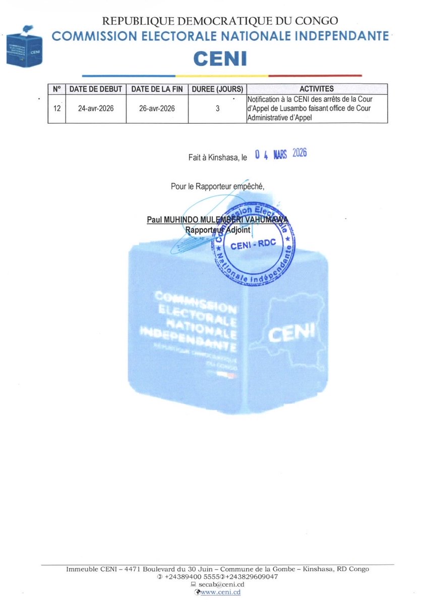 Ceni-RDC tweet media