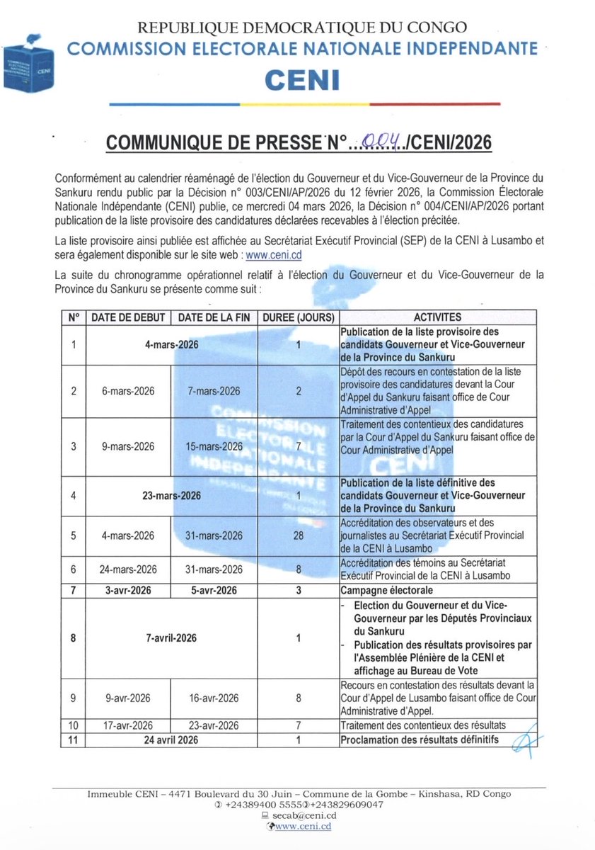 Ceni-RDC tweet media