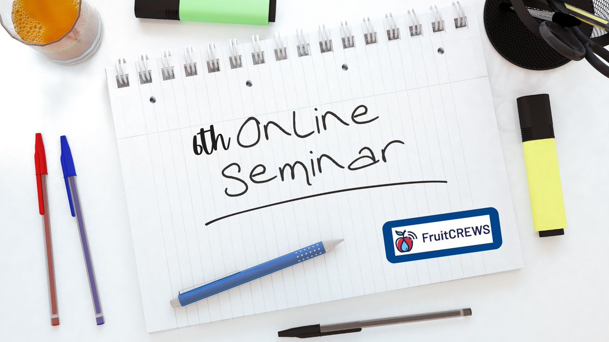 FruitCrews's tweet photo. 📢 @FruitCrews  e-Seminar – 6th Session

🗓 12 March | ⏰ 15:30 CET
🎤 Talks by Ersin Atay &amp; Maria Tarapoulouzi
💬 Followed by Q&amp;A

Join the discussion on water availability in orchards and research methods in fruit science.

🔗 Read more: https://t.co/mn3SWeI3ZB

#eseminar https://t.co/3QChnswdEw