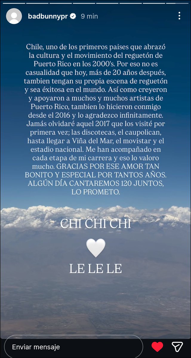 Y ahora qué, no se supone que Bad bunny odiaba Chile? Gente dejen de jurarse los amigos íntimos de los artistas y de ser tan densos, después pasan cosas como estas y ustedes quedan como idiotas 🤷‍♀️😌
