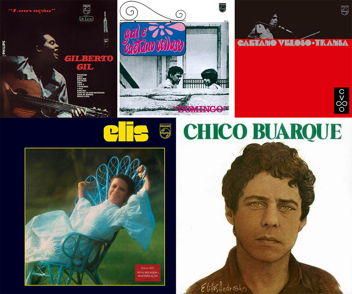 ブラジルを代表する5枚の名作アルバムがアナログ盤で復刻。4/24発売