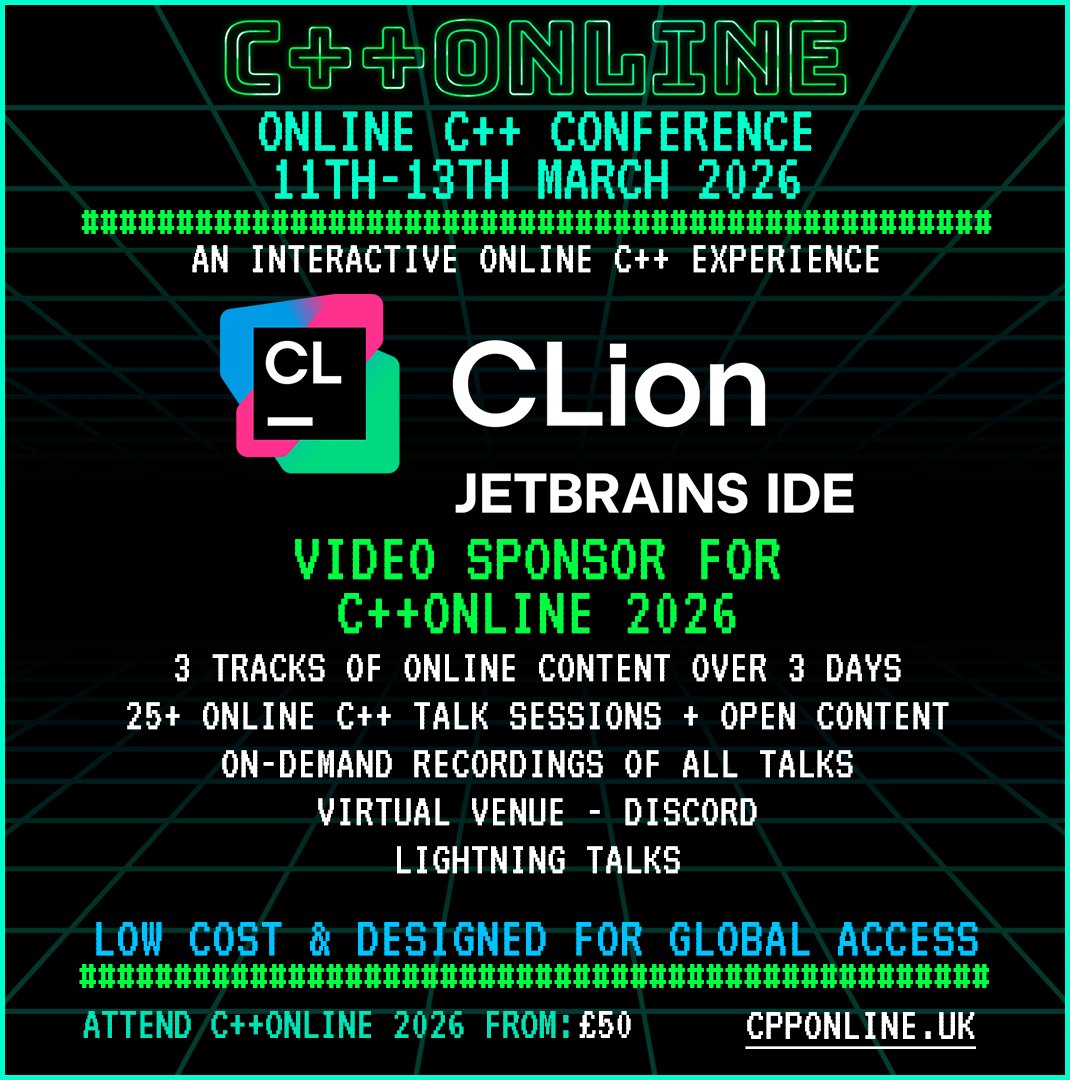 CppOnline tweet media