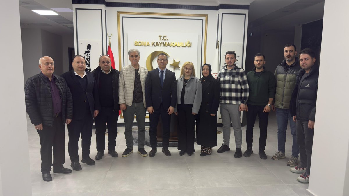 Soma Esnaf ve Sanatkârlar Odası Başkanı Esin Ayan ve yönetim kurulu üyeleri, Kaymakam Ünal Koç’u ziyaret etti.