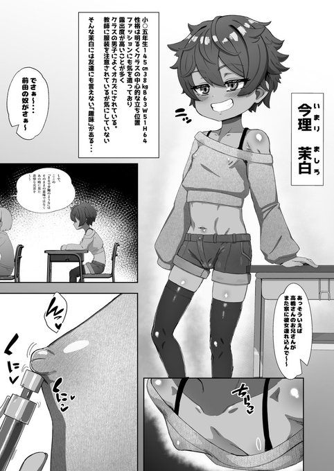 褐色ボーイッシュロリ チクニーマンガ9P (FANBOX) (Fantia)