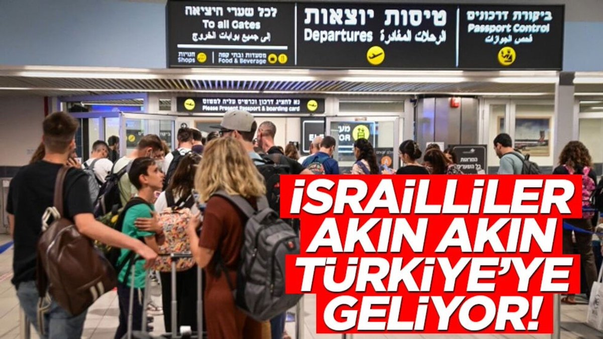 4-5 gündür İsrail'den Türkiye'ye uçak seferleri düzenleniyor ve siyonistler can güvenliklilerinden dolayı Türkiye'de konaklıyorlar. Şu an aktif 25 havayolu firması İsrail'den Türkiye'ye uçuş sağlıyor.

İsrail-Türkiye uçuşları derhal durdurulmalı!

Ülkemde Siyonist istemiyorum!!🙇