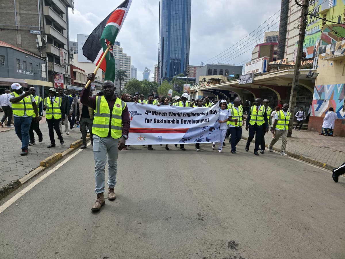 cenas_j's tweet photo. 2312.
#WorldEngineeringDay2026 In pictures. Incoming Ordinary Council Member - IEK Eng. @Nashon_Tambo leading engineers from Kenya from the front. #MamboniTambo #IEKDecides https://t.co/LSs6Tzqho9