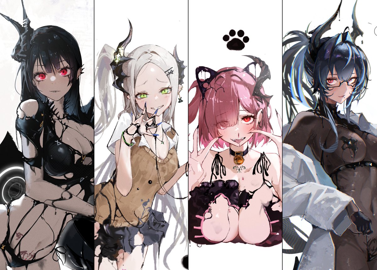 フォービースト描き揃った。
全員好きすぎる。
#NIKKE #NIKKEfanart