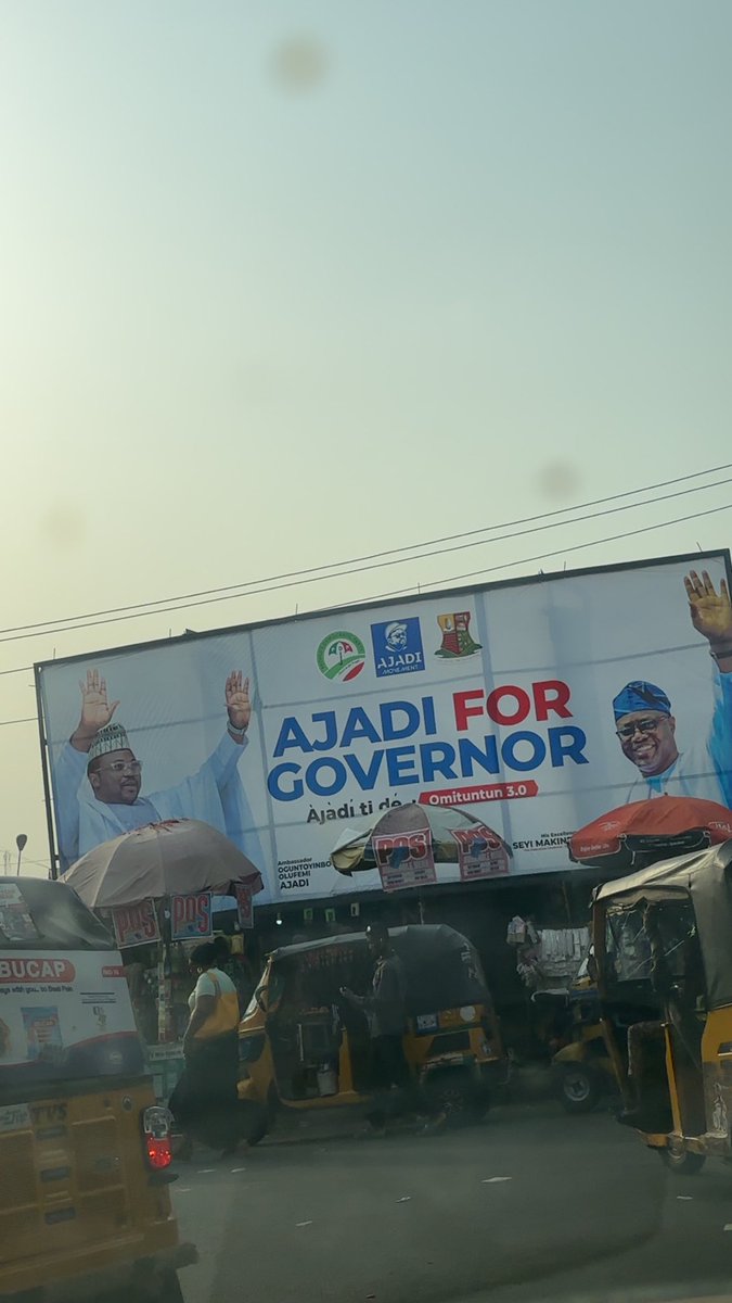 _Mister_SUPREME's tweet image. Billboards won’t change the reality, he doesn’t belong here.

Ajadi should return back to Ogun State and pursue his political ambition there.

#oyo 
#oyostate 
#oyostatedecide