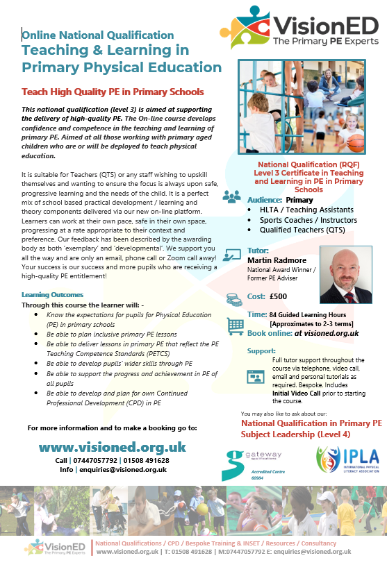 martin_radmore's tweet photo. Work with primary pupils teaching PE? Are YOU a coach, instructor, HLTA, teacher & want to boost your skills & gain a specialist national qualification? Take a look at what we offer. Available to International learners.
Visit: https://t.co/qTboqto5Jn
#teachpe #pecpd #primarype https://t.co/R0wRfvsn7i