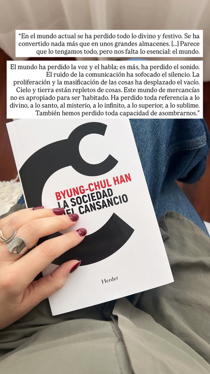 La sociedad del cansancio - Byung Chul Han.