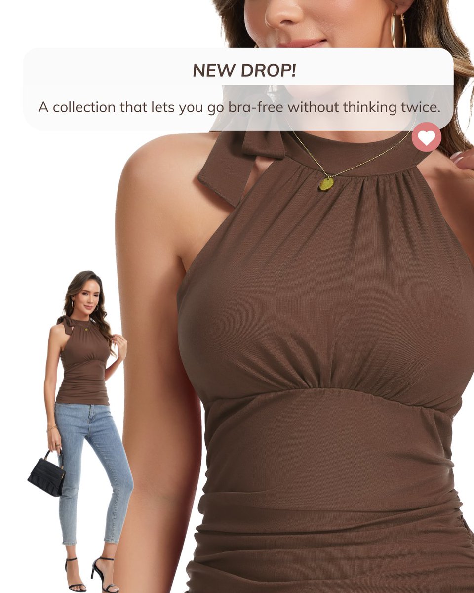 shaperinshop's tweet photo. SOMETHING NEW IS COMING.
Bra-Free Comfort.
Built-in padding that stays put — no shifting, no fuss, no second thoughts.
Red, brown, or black — which one's your vibe? 🖤🤎❤️
#BraFreeComfort #Builtinbra #BraFree #Outfitinspo #StayComfyWithShaperin #Newdrop #Shaperin https://t.co/jZVAXfH1hB