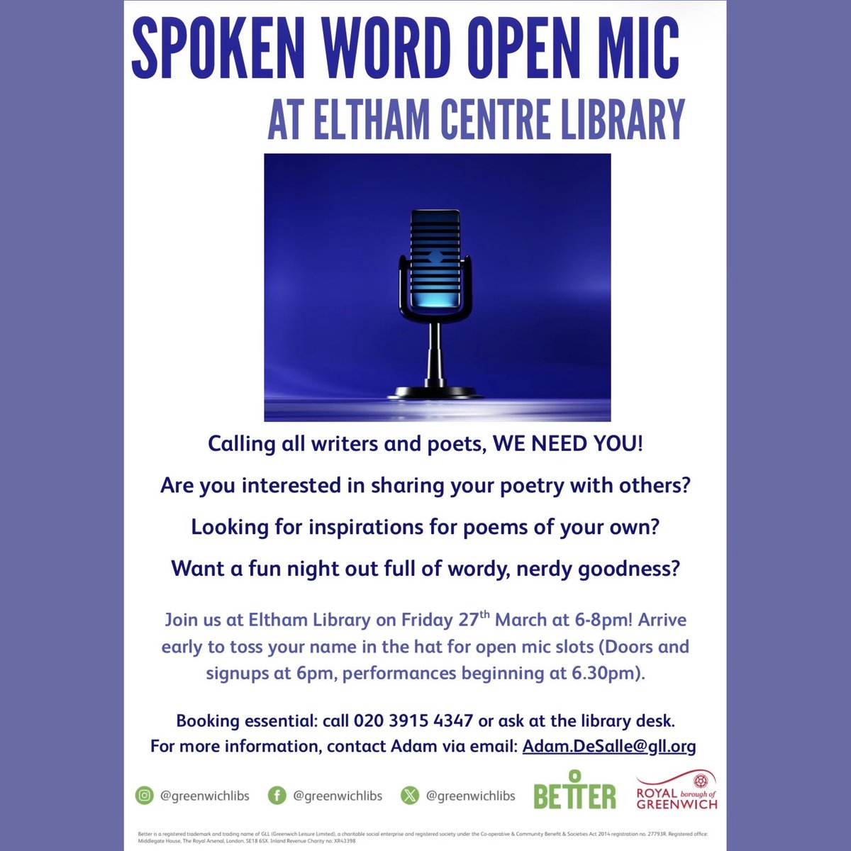 Eltham Library tweet media