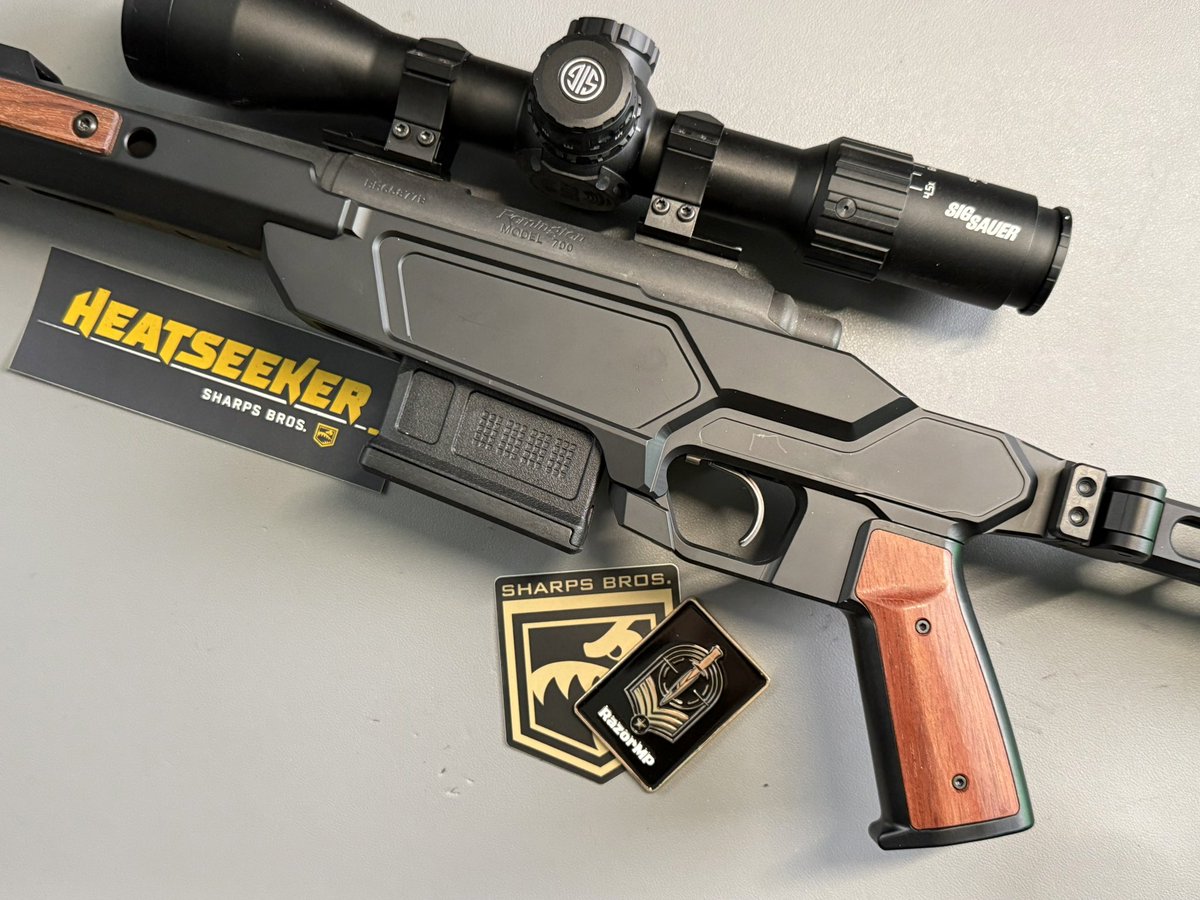 RazorMP_actual's tweet photo. Sharps Bros Remington .308 Chassis! Upgraded elegance! Full review link in comments! https://t.co/Loit1I6GOi