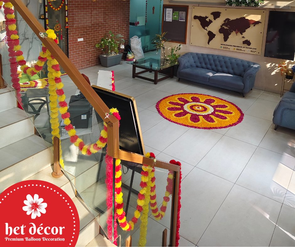 hetdecor's tweet photo. ✨ This Diwali, let your office shine bright! 🪔

From vibrant rangoli &amp; floral décor to elegant lighting setups, we transform workplaces into festive celebrations filled with warmth and positivity.

#diwalidecor #officedecoration #diwali2026 #hetdecor @techflownet https://t.co/ywPPwwxjhY