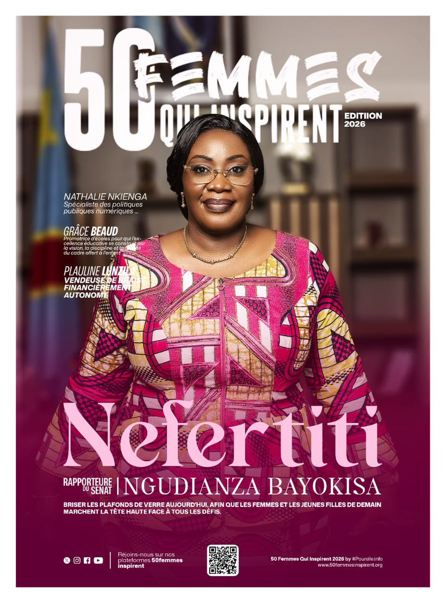 BorisYituena's tweet photo. À travers Mama  NGUDIANZA, c’est toute une génération d femmes ambitieuses et déterminées qui se voit représentée.Être un symbole est un honneur, mais ouvrir la voie aux autres est un devoir.
Continuons à transformer cette reconnaissance en opportunités concrètes pour nos filles. https://t.co/Xg6AZJPfiW