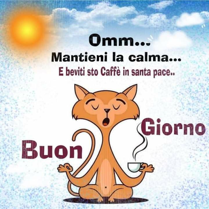 Buongiorno a tutti...