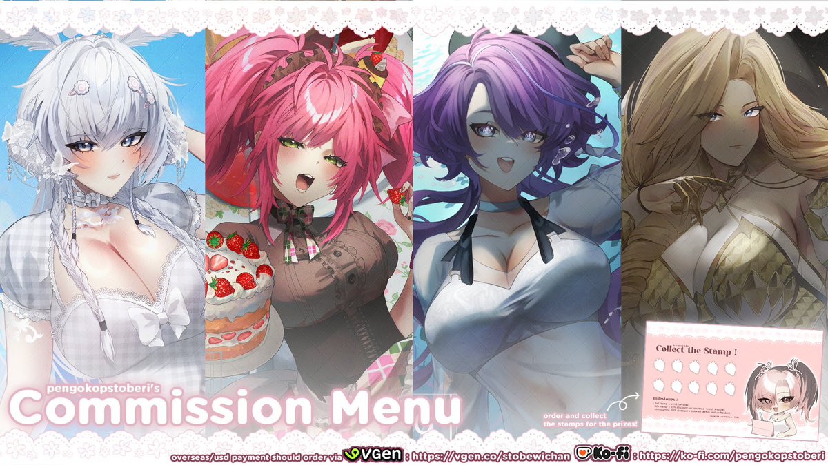 aerokanojo's tweet photo. 🌷OPEN COMMISSION | ♡ + ↻ appreciated 🌷

open waitlist everyday, dm me for order
sale 15% render styles every month for local clients!!

tos : https://t.co/fo8UHOmuGc
🇮🇩 form : https://t.co/siAx75n78W
vgen : https://t.co/umFf1MVHMF

#VgenComm #commissionopen #zonajajan https://t.co/7UcWaM3FMJ