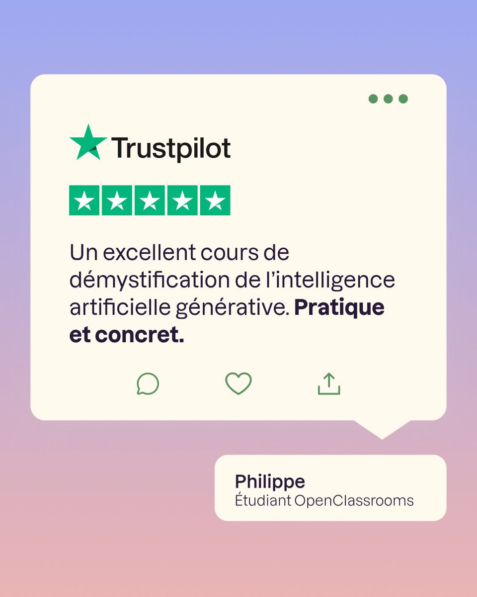 OpenClassrooms tweet media