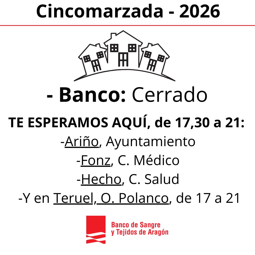 Banco Sangre Aragón tweet media