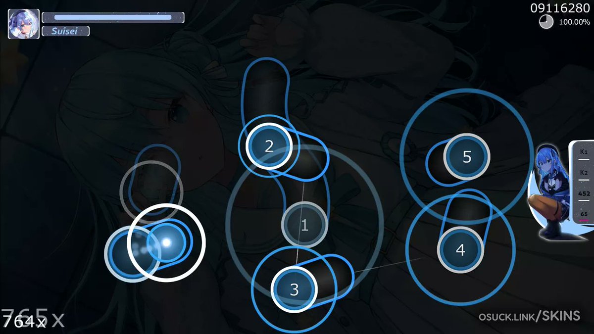 MS'- # Hoshimachi Suisei» Aspect ratio: 16:10 Modes: osu Size: 14.8MB ...