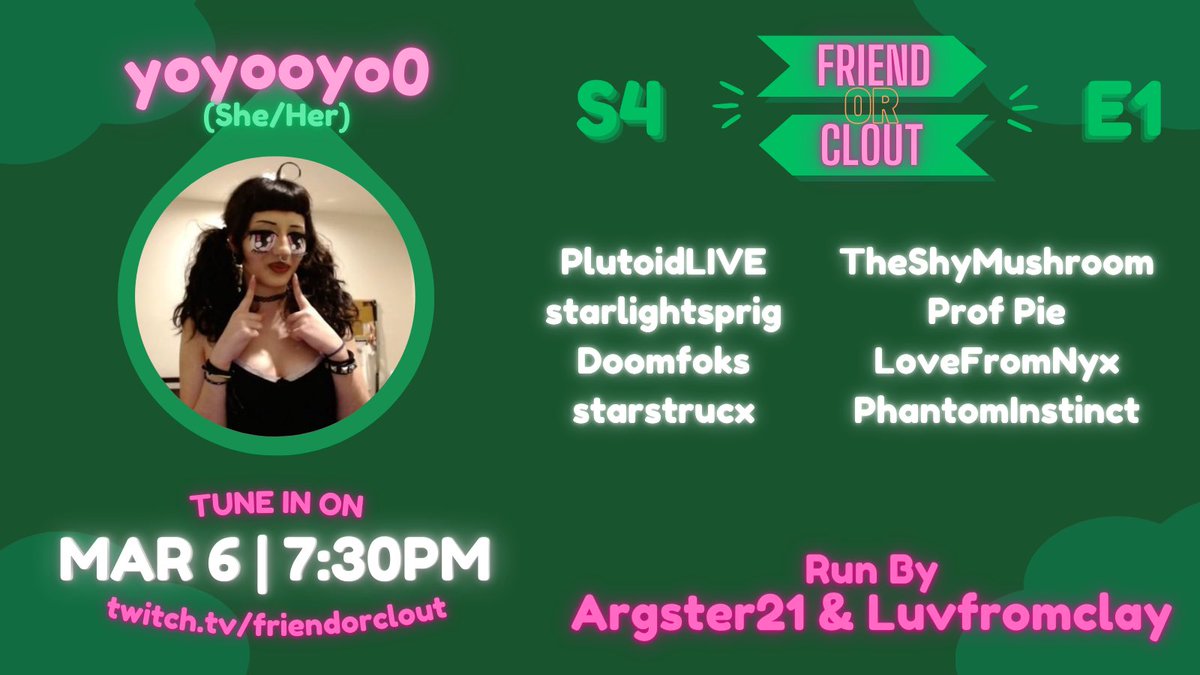 Friend Or Clout! tweet media