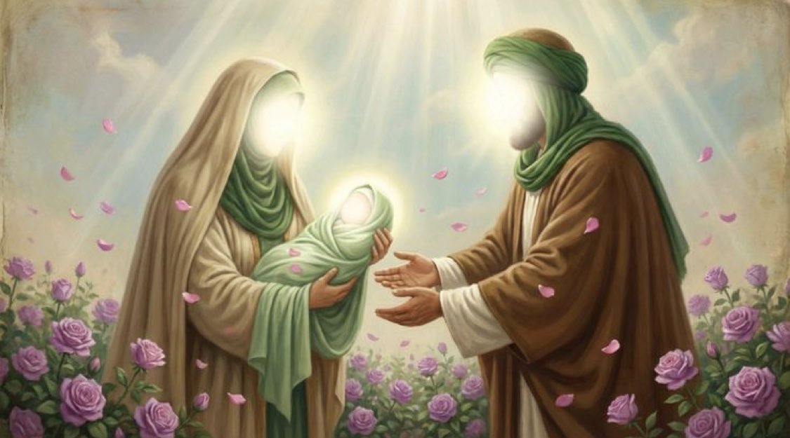 Masooma_ah's tweet photo. " السَّلامُ عَلى أَول نور يَشعُ من نور عَلي وفاطِمة ". https://t.co/im1iNZWzbZ