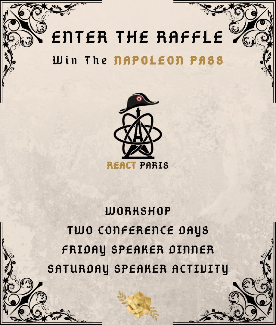 React Paris Conf' -by- BeJS tweet media