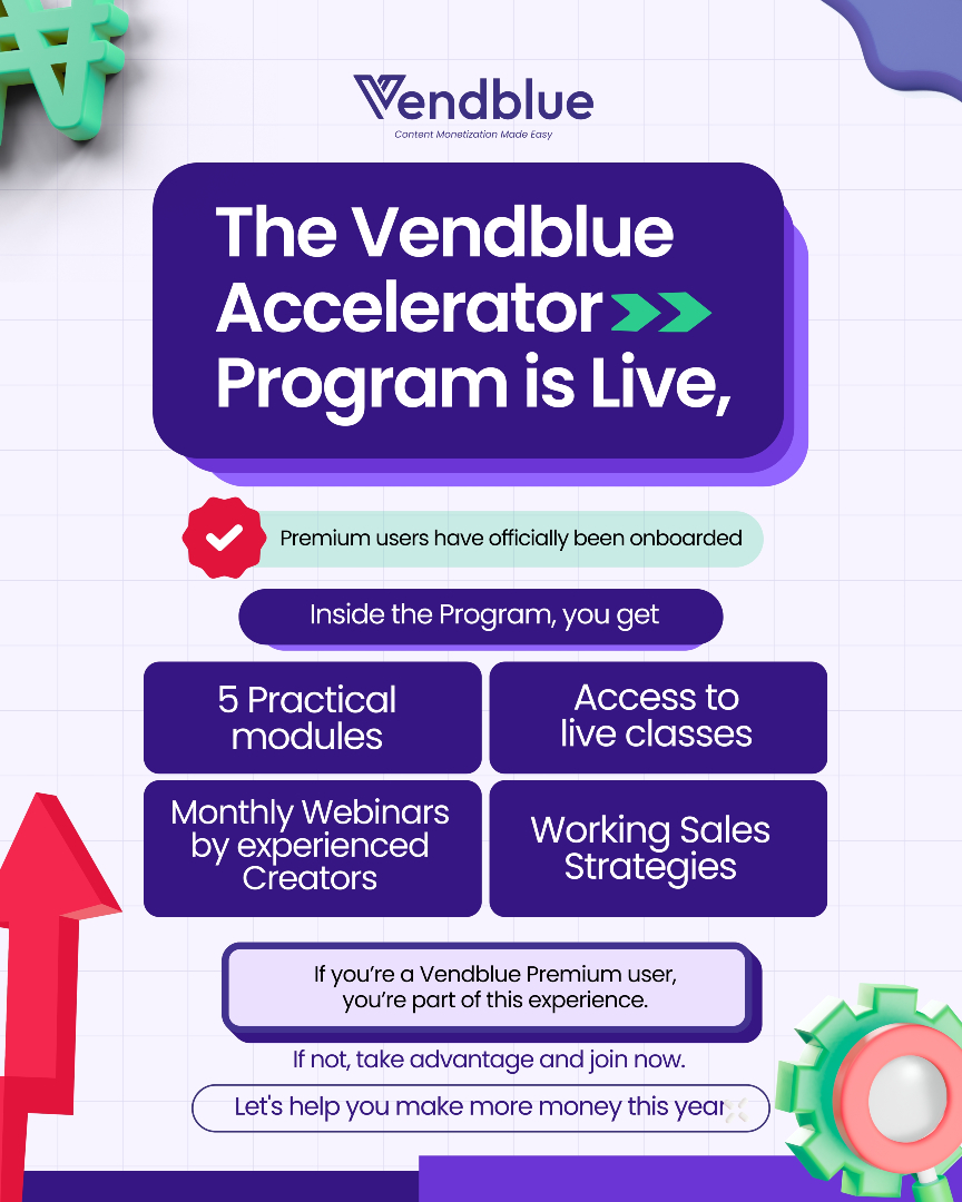 vendblue's tweet photo. The Vendblue Accelerator Program is officially LIVE 🚀

Inside the program, you’ll have access to e-commerce wisdom to aid your journey.

Don’t sit on the sidelines, join the Accelerator and start scaling smarter with Vendblue.

#vendblue #ecommerceforcreators https://t.co/9YlaGDs1Tt
