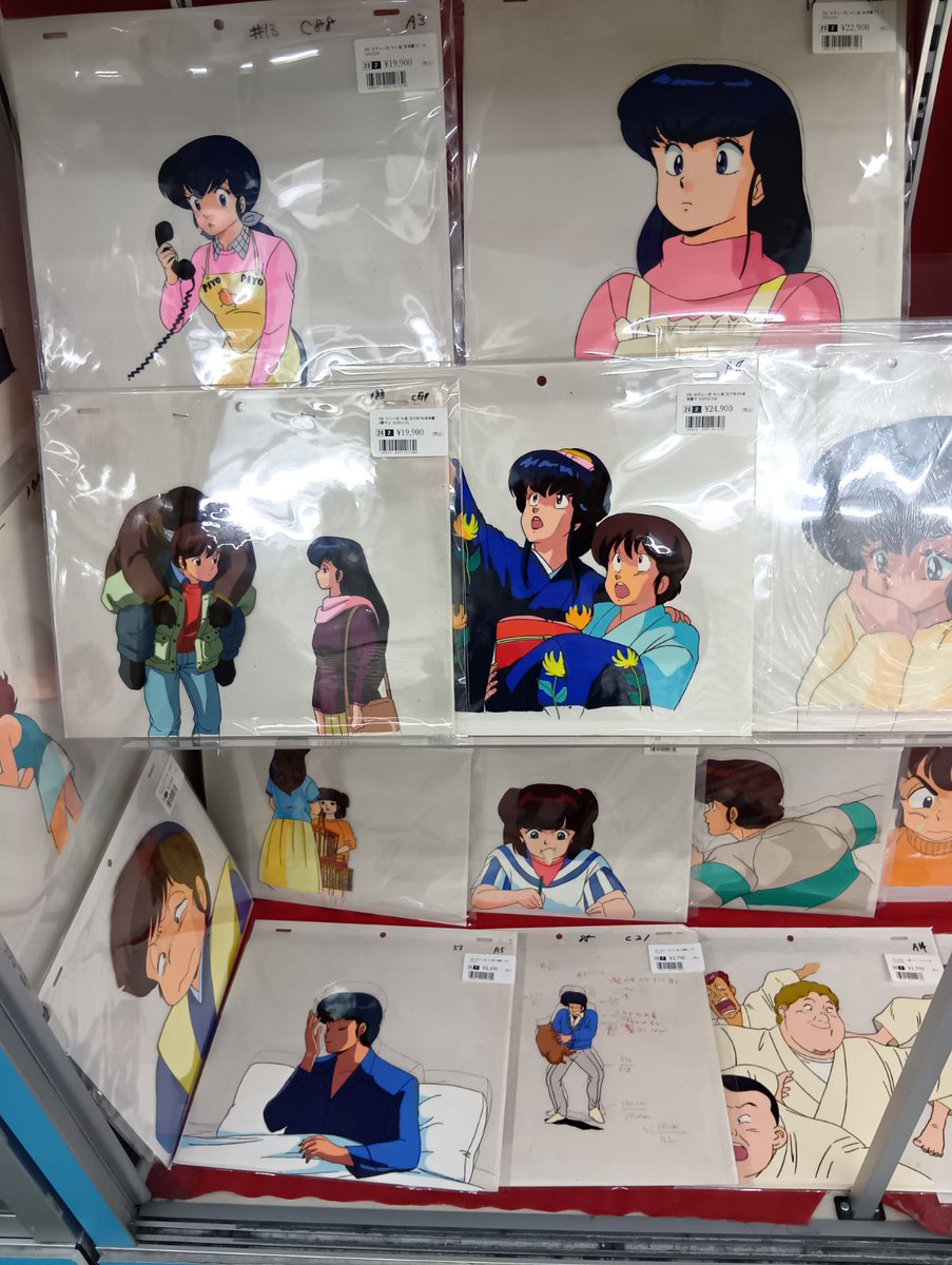 セル画特設コーナー】 「めぞん一刻」「YAWARA！」のセル画を揃えまし