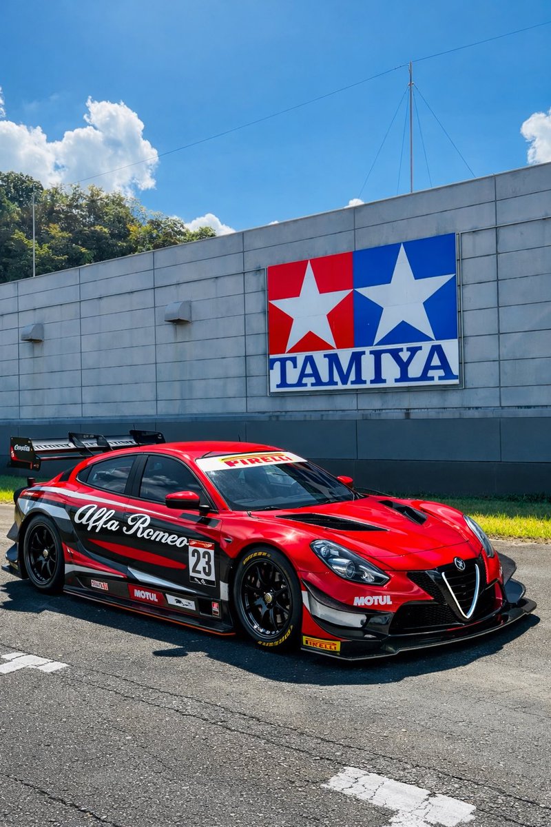 ジュリエッタGT500、なぜか日産風味入ってもうたw #アルファロメオ