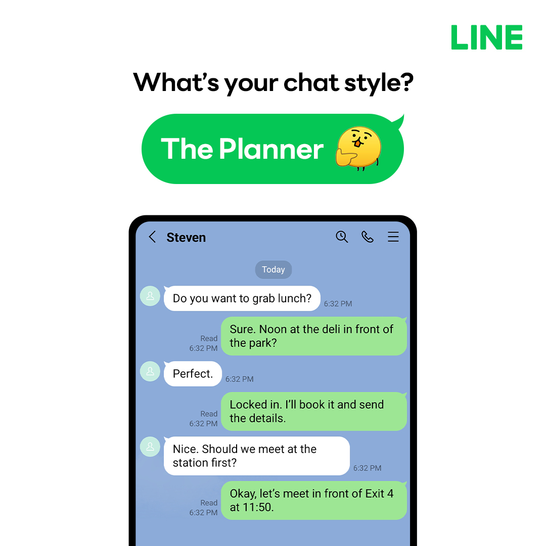 LINE Global tweet media