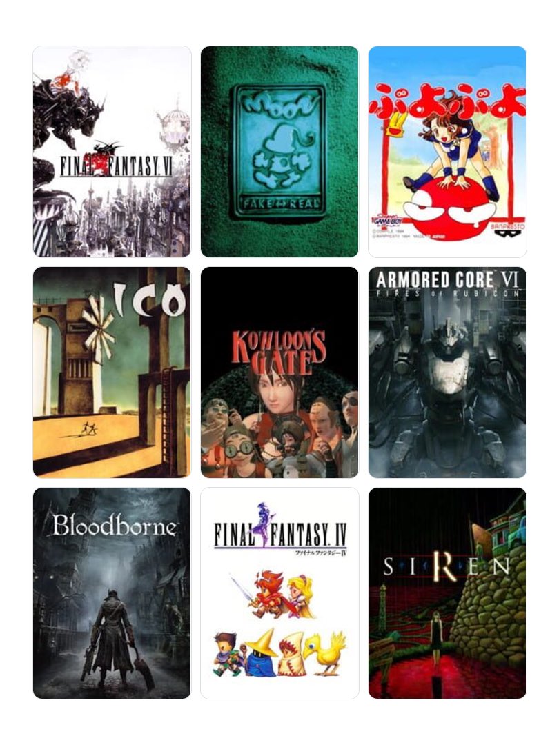 "ゲーム"という存在とのファーストコンタクトがFF4だったんだよな ガキが浴びるには強烈すぎた
https://t.co/ydxueIggGZ
#My9Games #私を構成する9つのゲーム 