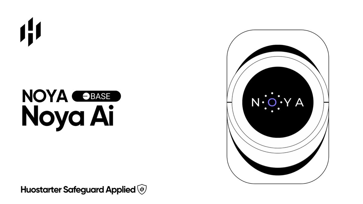Good day fam 

A lot of people saw the earlier sale on Gems Launchpad and assumed that was <a href="/NetworkNoya/">NOYA.ai</a> is  full launch.

It wasn’t. That was just an early access round - a phase where early supporters got early positioned before the wider public entry.

Now, Noya is moving into