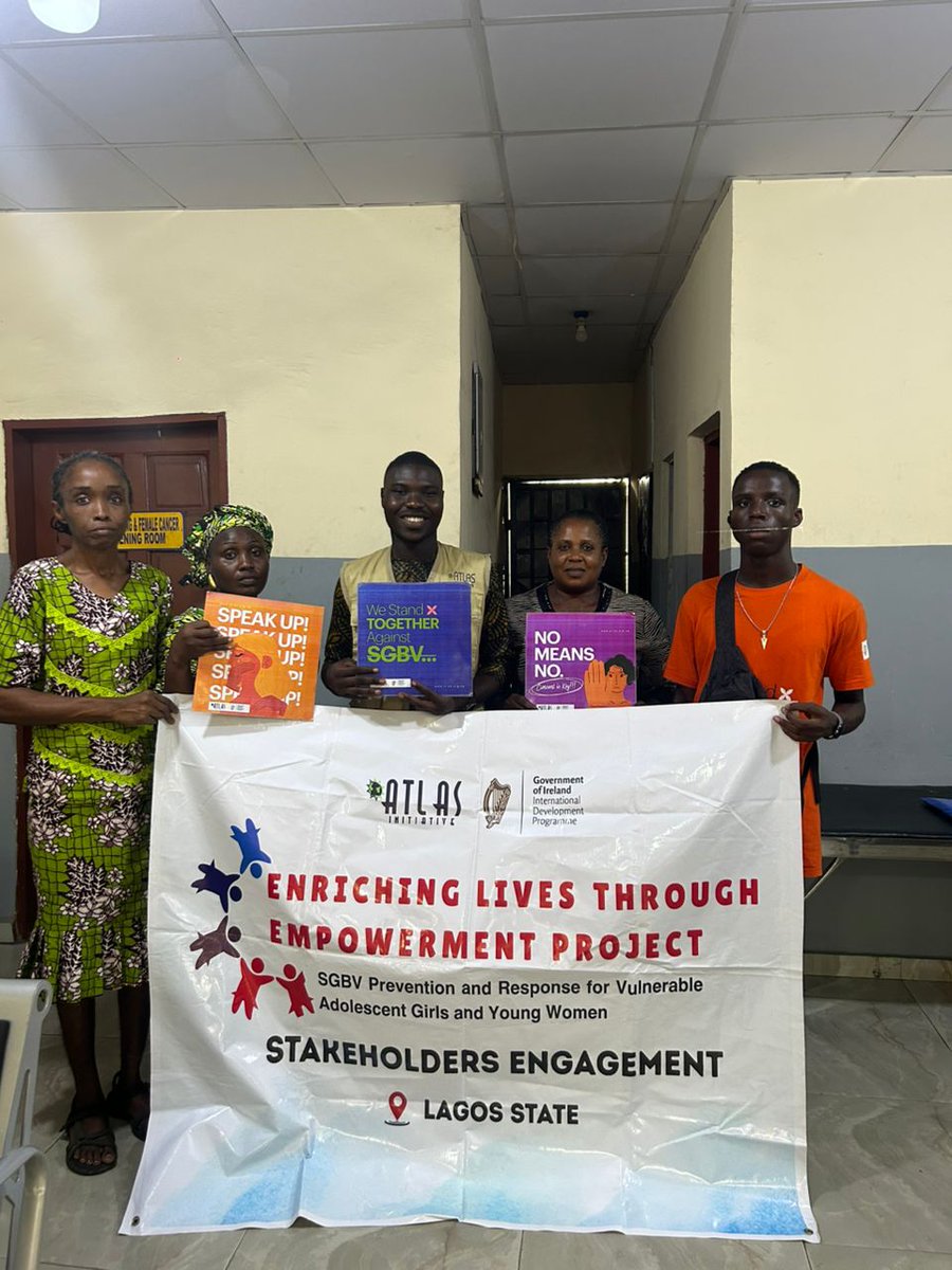 atlas_ng's tweet photo. Traditional Leaders are custodians of customs and social values. When they openly condemn #SGBV, it sends a powerful message that violence is not culturally acceptable and must not be justified by tradition.

Our team led an advocacy visit to the palace of Olojora of Ijora — HRM Ọba (Dr). Abdulfatai Aremu Oyeyinka Aromire (Oyegbemi II).

The visit focused on how traditional institutions can support the fight against Sexual and Gender-Based Violence. This engagement is part of the ELiTE Project’s activities, in partnership with Irish Aid 

We strongly believe that grassroots mobilization against #SGBV is incomplete without the involvement of traditional institutions, which are more closely connected to the people.

Atlas Initiative will continue to engage relevant stakeholders to strengthen the prevention of Sexual and Gender-Based Violence in Nigeria.

#AtlasInitiative #ELiTEProject #EndSGBV #womenmonth