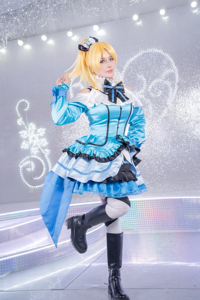 Cosplay】ラブライブ ～KiRa-KiRa Sensation!⭐️～ 🩵絢瀬 絵里