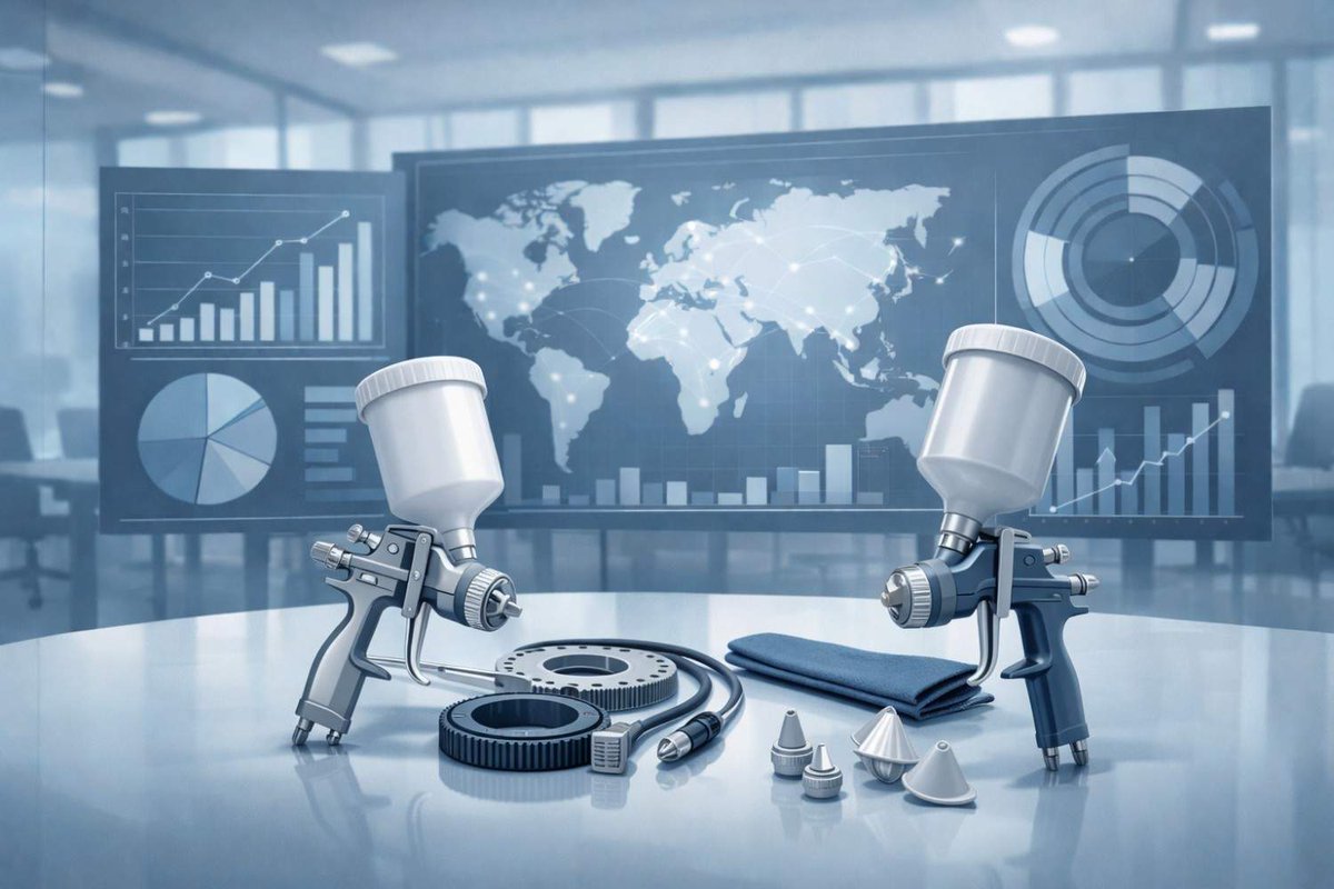 Automotive Spray Guns Market Size, Share Global Analysis Report, 2026-2034

expanding global vehicle production, rising demand for high-quality automotive refinishing, and stringent environmental regulations favor.

Read More at: fnfresearch.com/automotive-spr…