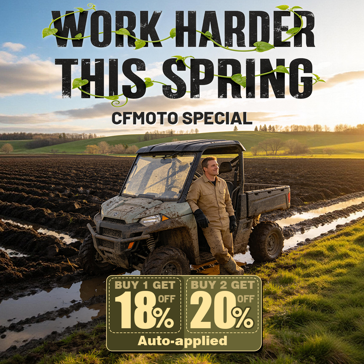 StarknightMT's tweet image. ⚠️TODAY ONLY!  CFMOTO Special Flash Sale
BUY 1 GET 18% OFF
BUY 2+ GET 20% OFF 
AUTO-APPLIED at checkout! ✅
Don’t miss out!  bit.ly/4aLc1UI 

#starknightmt #builtfortrailandtask #springride  #GearUp #sxs #utv #offroad  #cfmoto