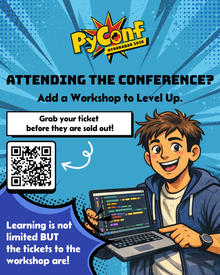 PyConf Hyderabad #PyConfHyd2026 tweet media