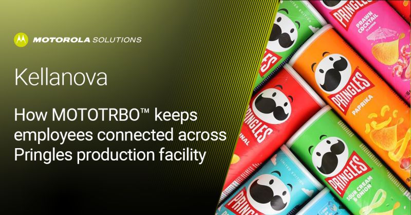 GrupoRadiotrans's tweet photo. Con #MotorolaSolutions MOTOTRBO, Kellanova, fabricante de Pringles, pudo conectar a más de 600 empleados en su segunda planta más grande de Europa. https://t.co/FM3Ctr5Wu9 https://t.co/742WKHVbwm