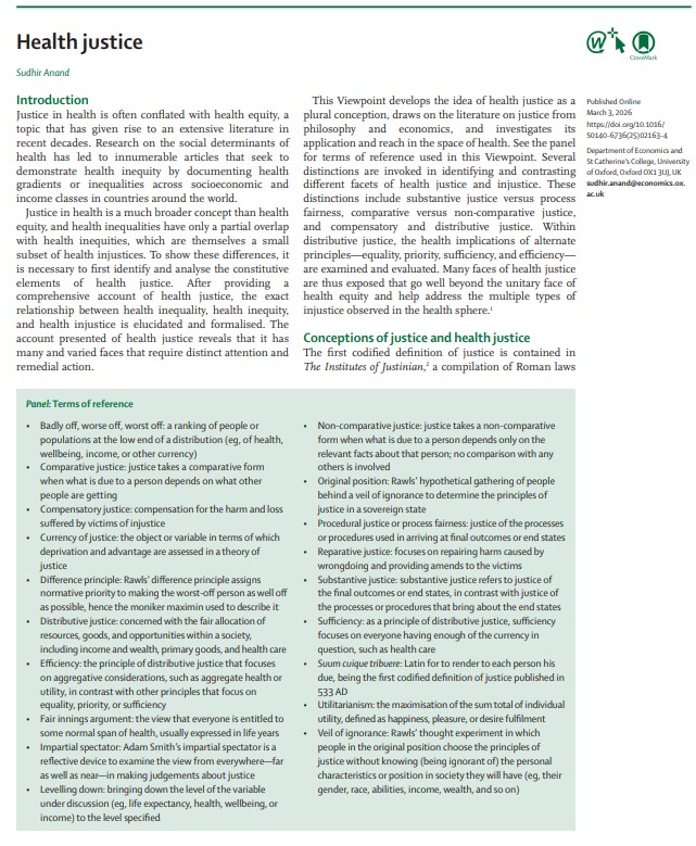 Sridhar Venkatapuram MSc MPhil PhD MFPH(Hon) FRSA tweet media