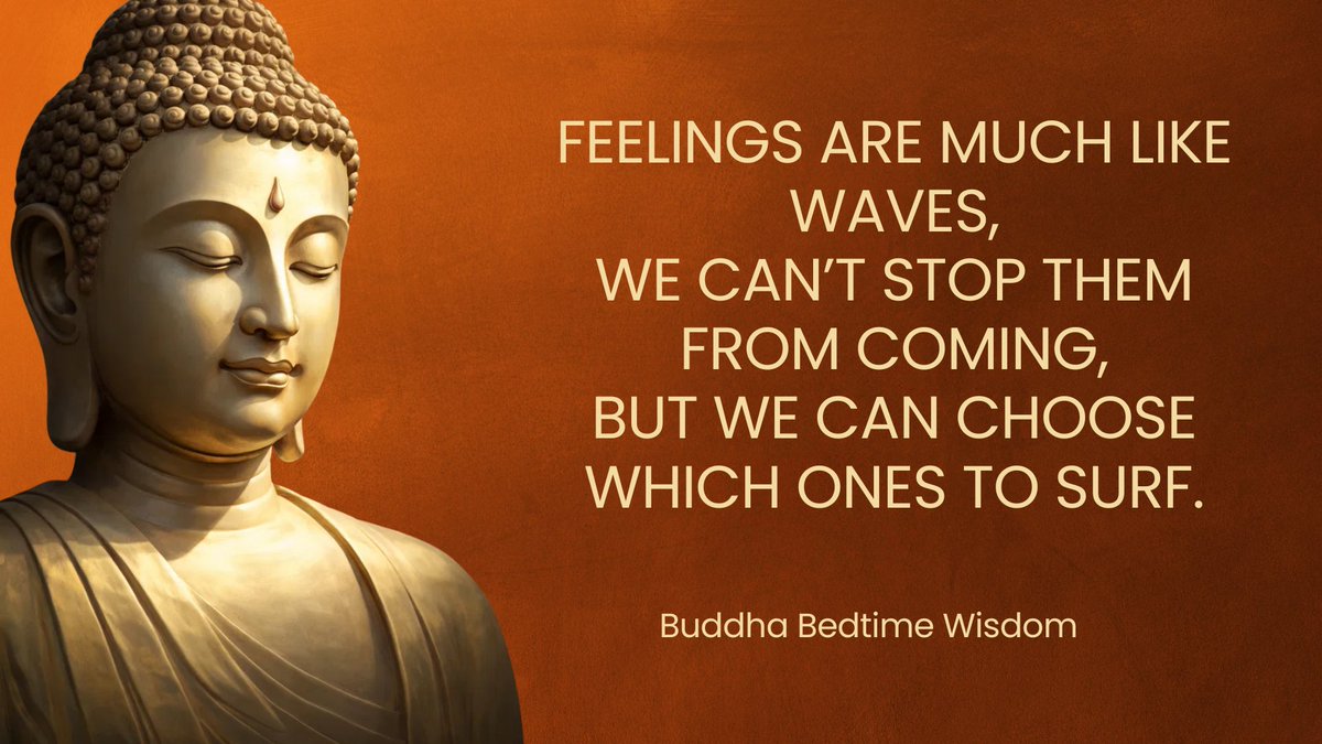 BuddhaBedtime's tweet photo. Emotions move through us like the ocean. 🌊
The real practice is choosing how we respond.

What helps you stay calm when emotions rise?

#Mindfulness #ZenWisdom #BuddhistWisdom #InnerPeace #Meditation #CalmMind https://t.co/Z0owz3L6RQ